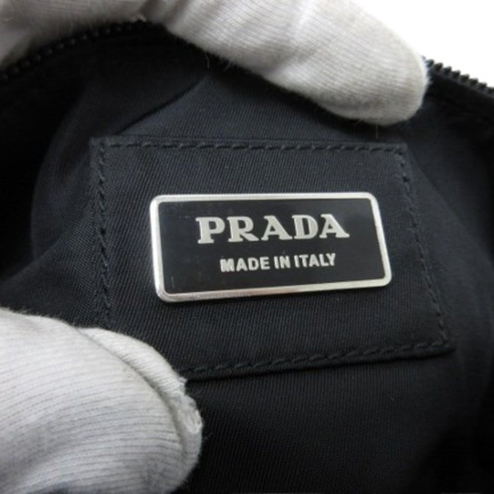 Prada Black Nylon Fanny Pack Sling Bag (Pre-Owned)