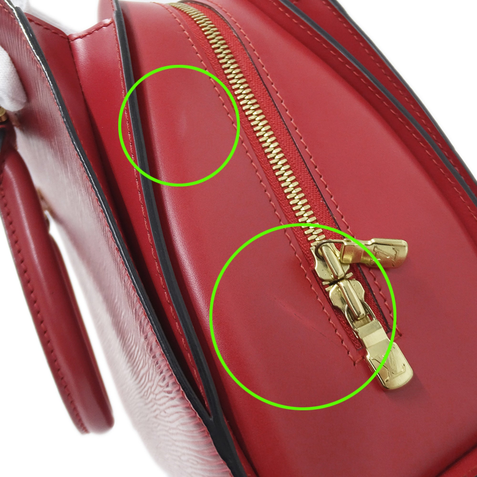 Louis Vuitton Castilian Red Epi Leather Handbag (Pre-Owned)