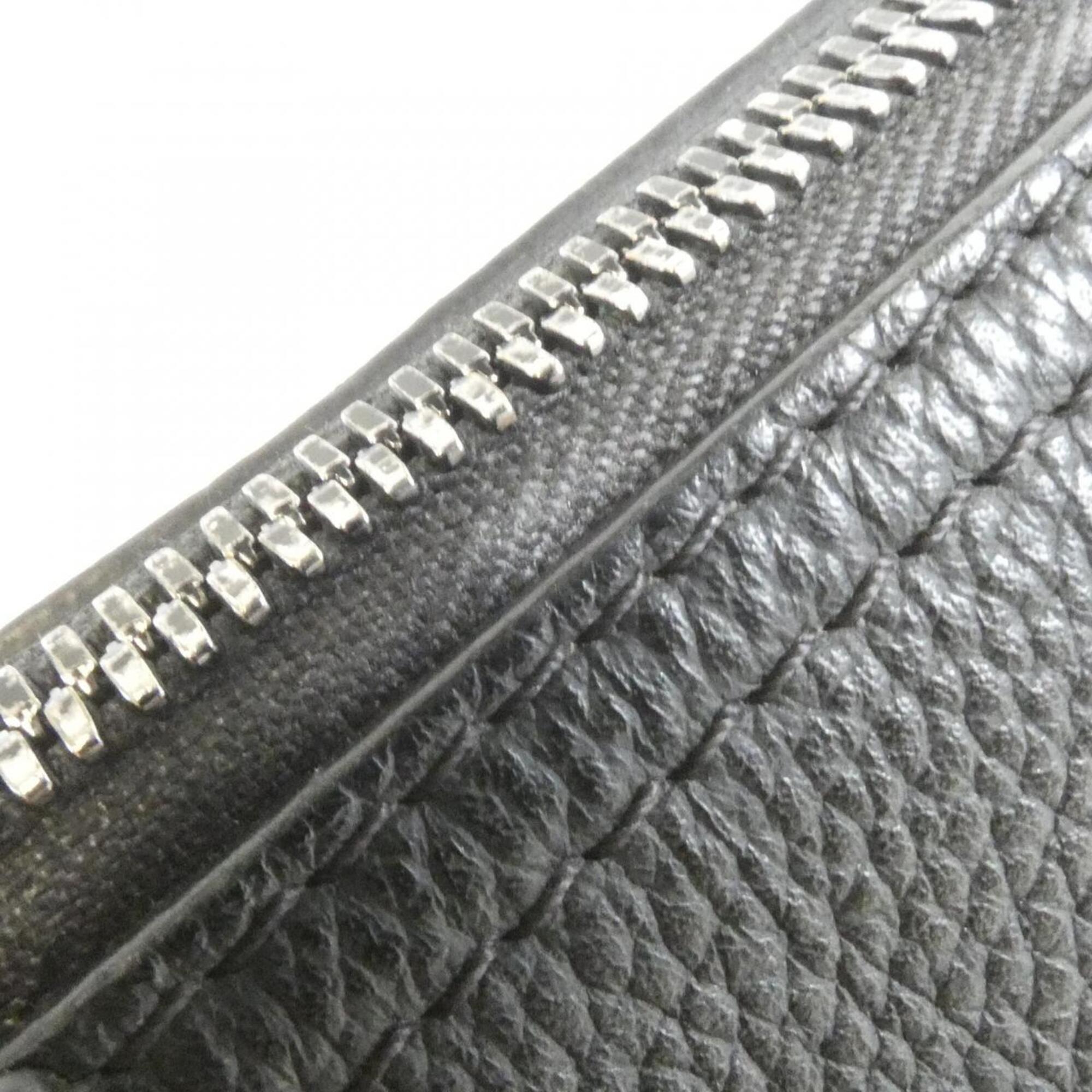 Louis Vuitton Black Leather Shoulder Bag (Pre-Owned)