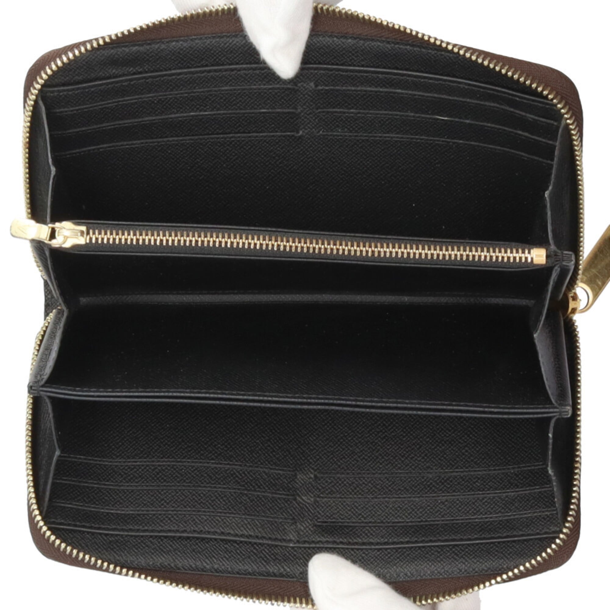 Louis Vuitton Monogram Brown Monogram Reverse Canvas Long Wallet (Bi-Fold) (Pre-Owned)