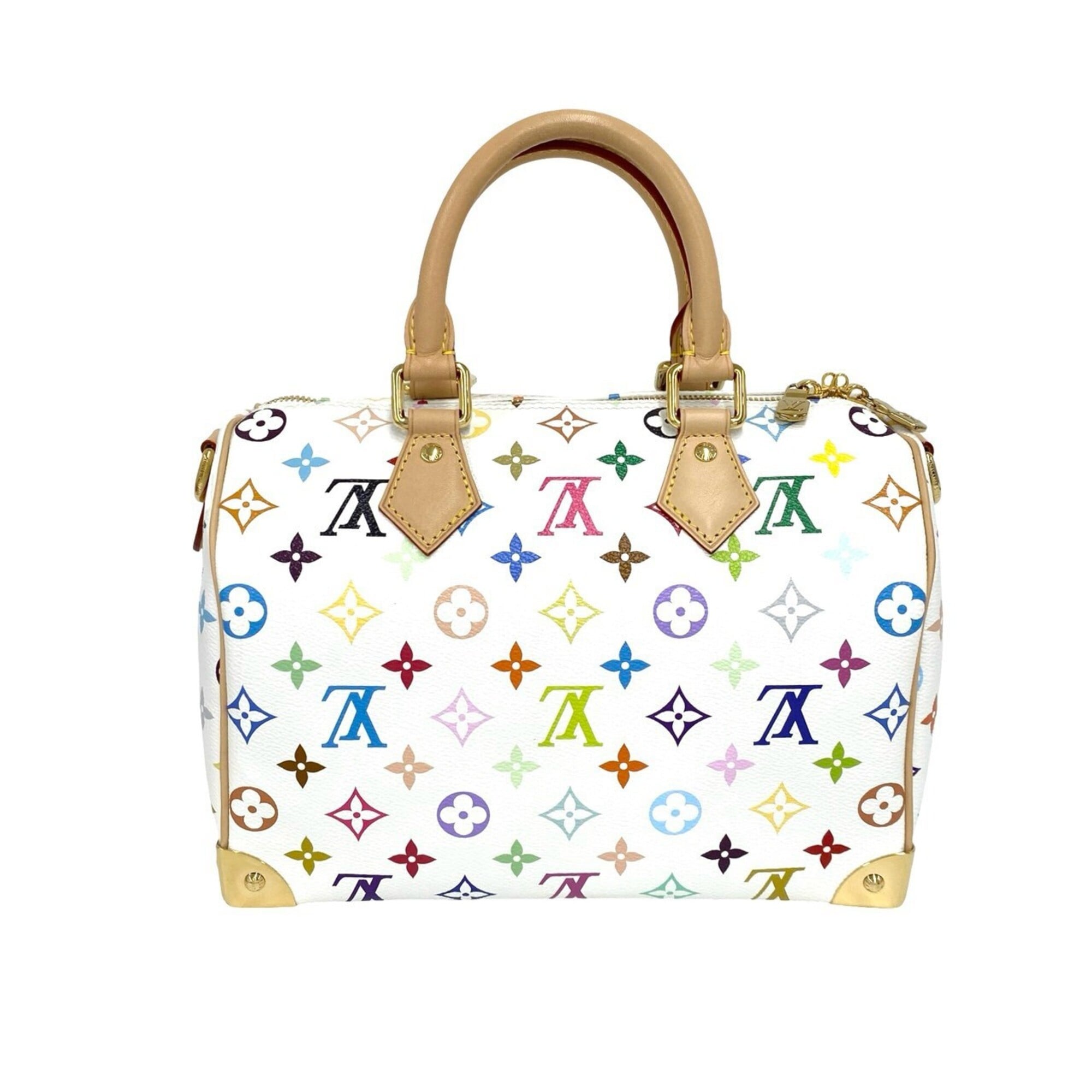 Louis Vuitton Brown Multi-Color Pvc Leather Handbag Shoulder Bag (Pre-Owned)