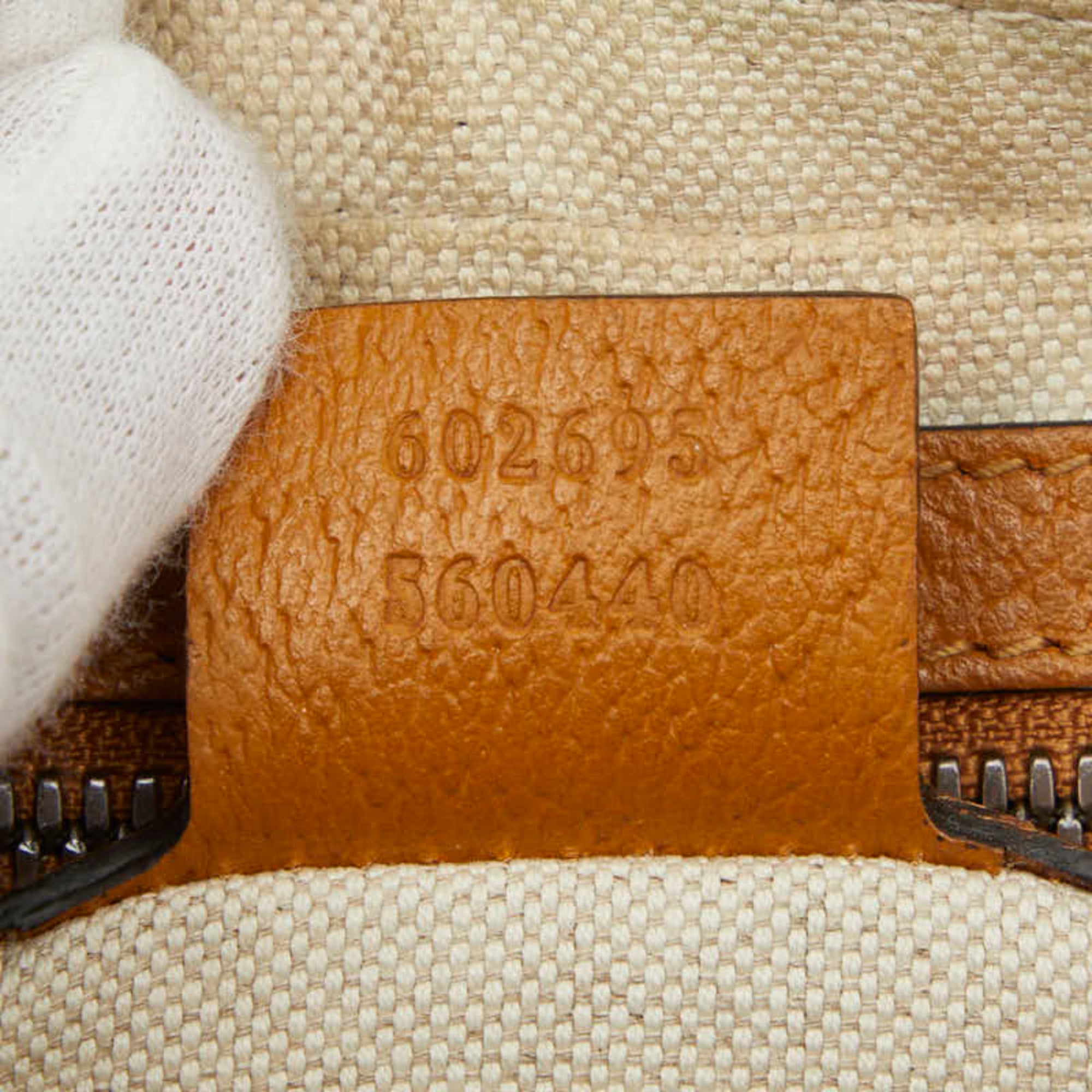 Gucci Brown Pvc Leather Sling Bag (Pre-Owned)