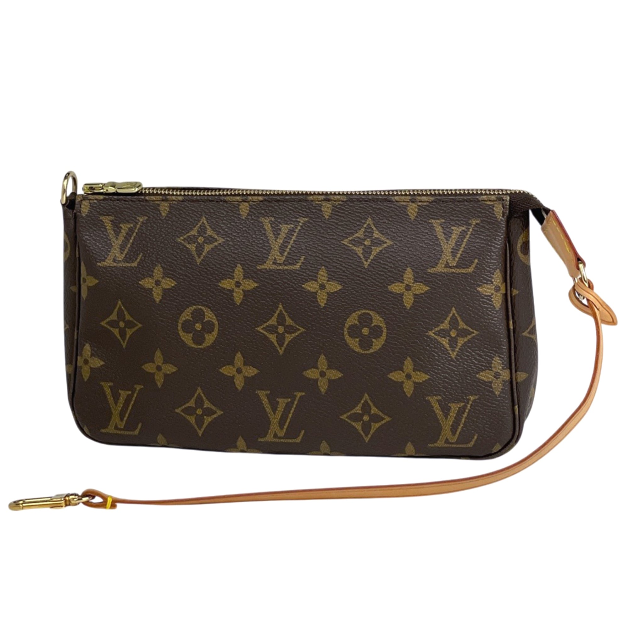 Louis Vuitton Brown Monogram Pochette Pouch (Pre-Owned)
