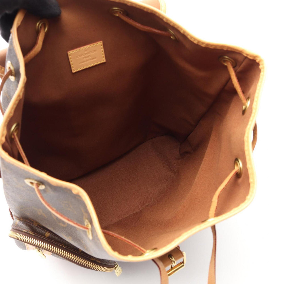Louis Vuitton Brown Pvc Leather Backpack Handbag (Pre-Owned)