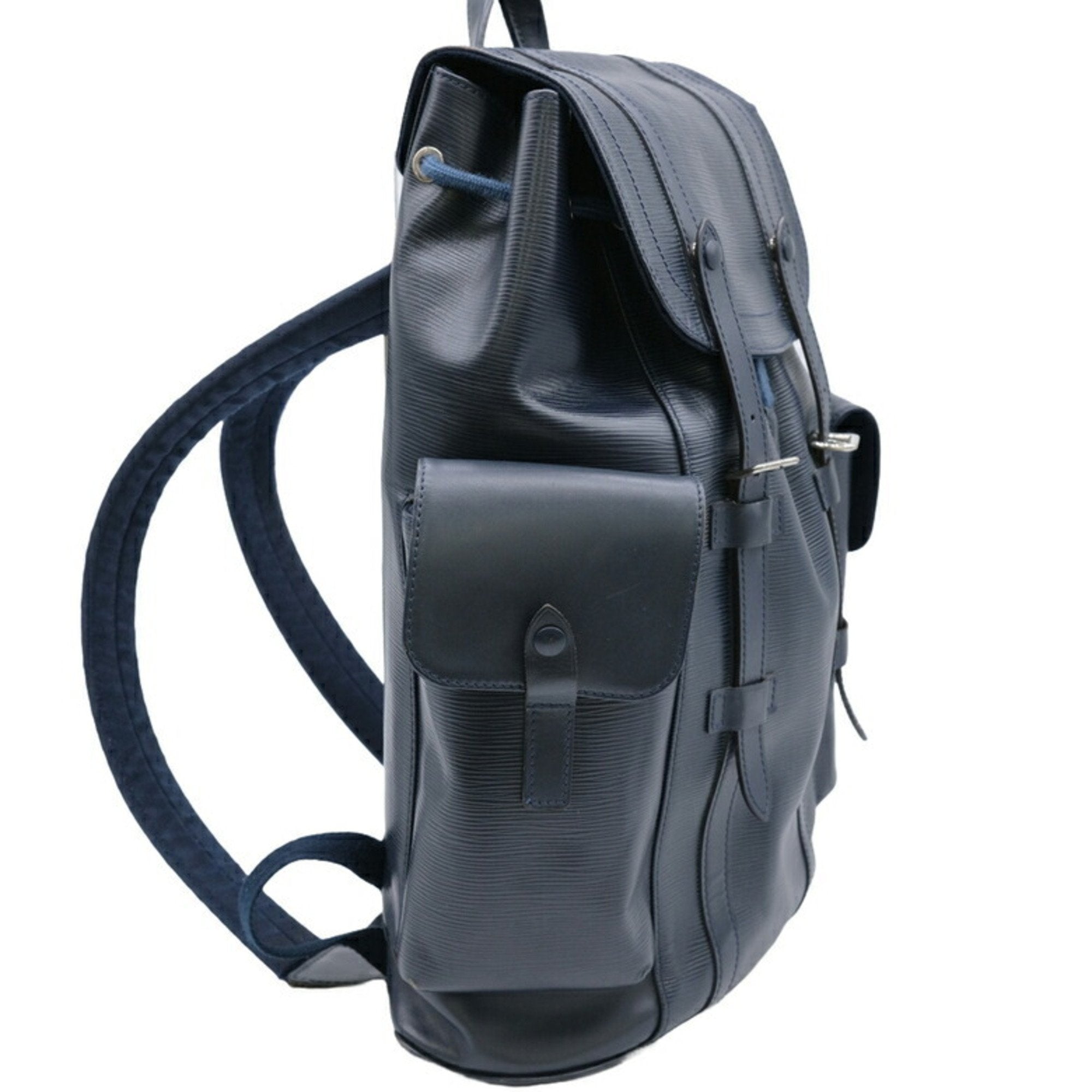 Louis Vuitton Navy Navy Blue Epi Leather Backpack (Pre-Owned)