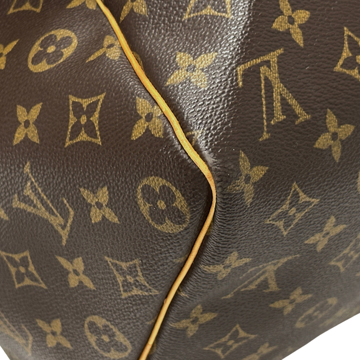 Louis Vuitton Brown Monogram Canvas Boston Bag (Pre-Owned)