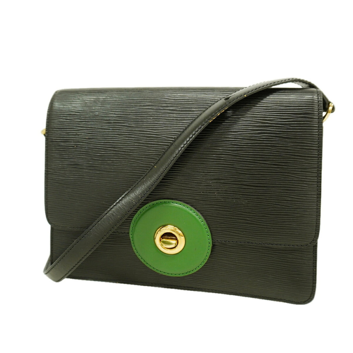 Louis Vuitton Green Noir Shoulder Bag (Pre-Owned)