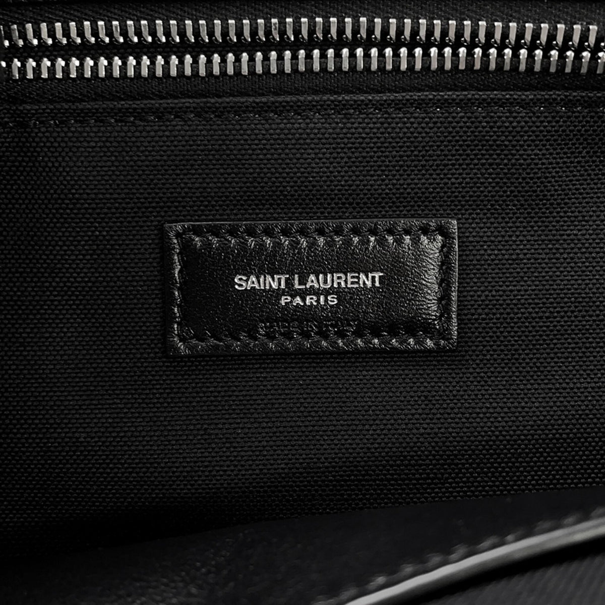 Yves Saint Laurent Black Leather Handbag Tote Bag (Pre-Owned)