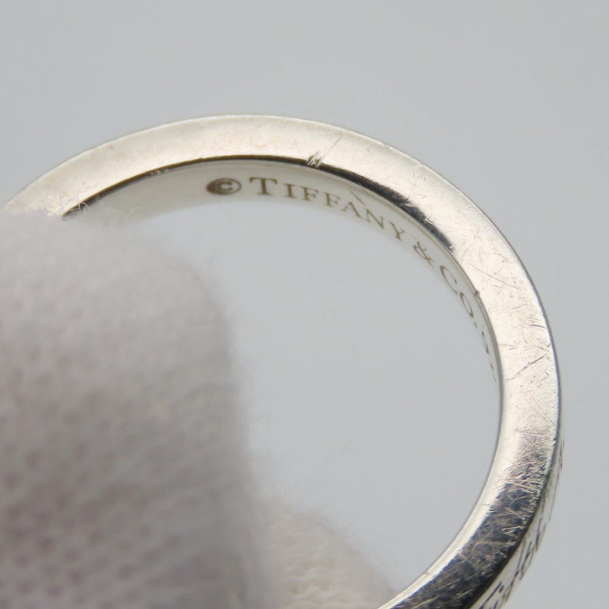 Tiffany Silver Silver 925 Band Ring (Pre-Owned)