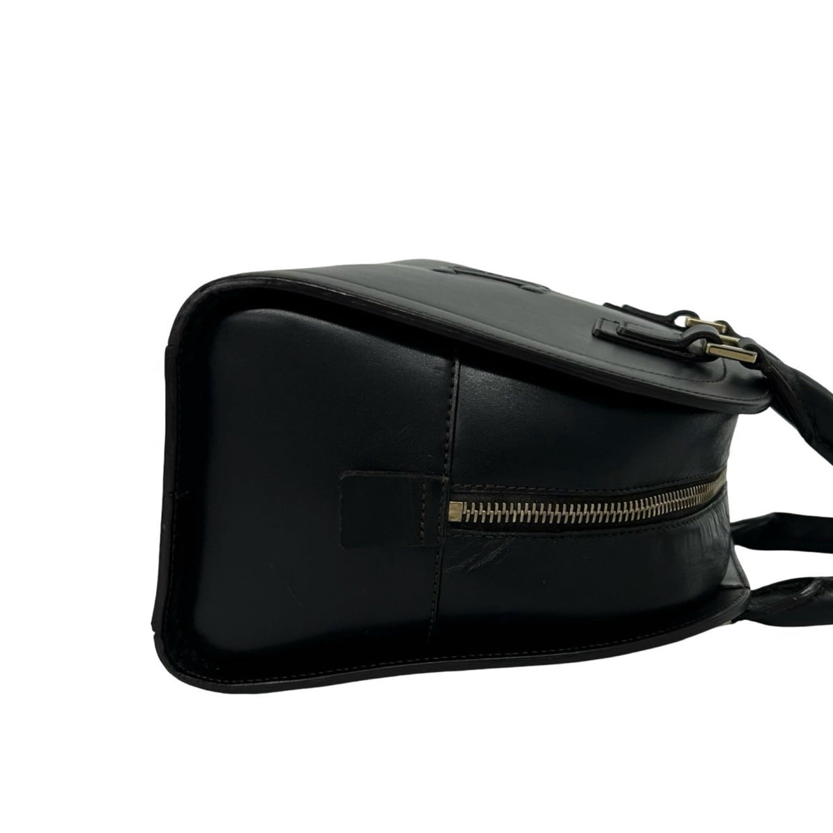 Celine Brown Leather Boston Bag Handbag (Pre-Owned)