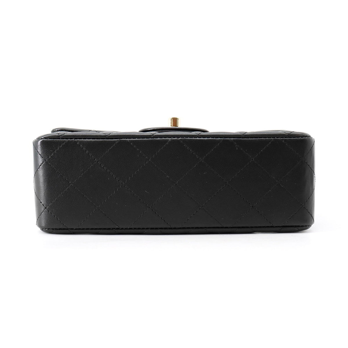 Chanel Black Leather Handbag Shoulder Bag (Pre-Owned)