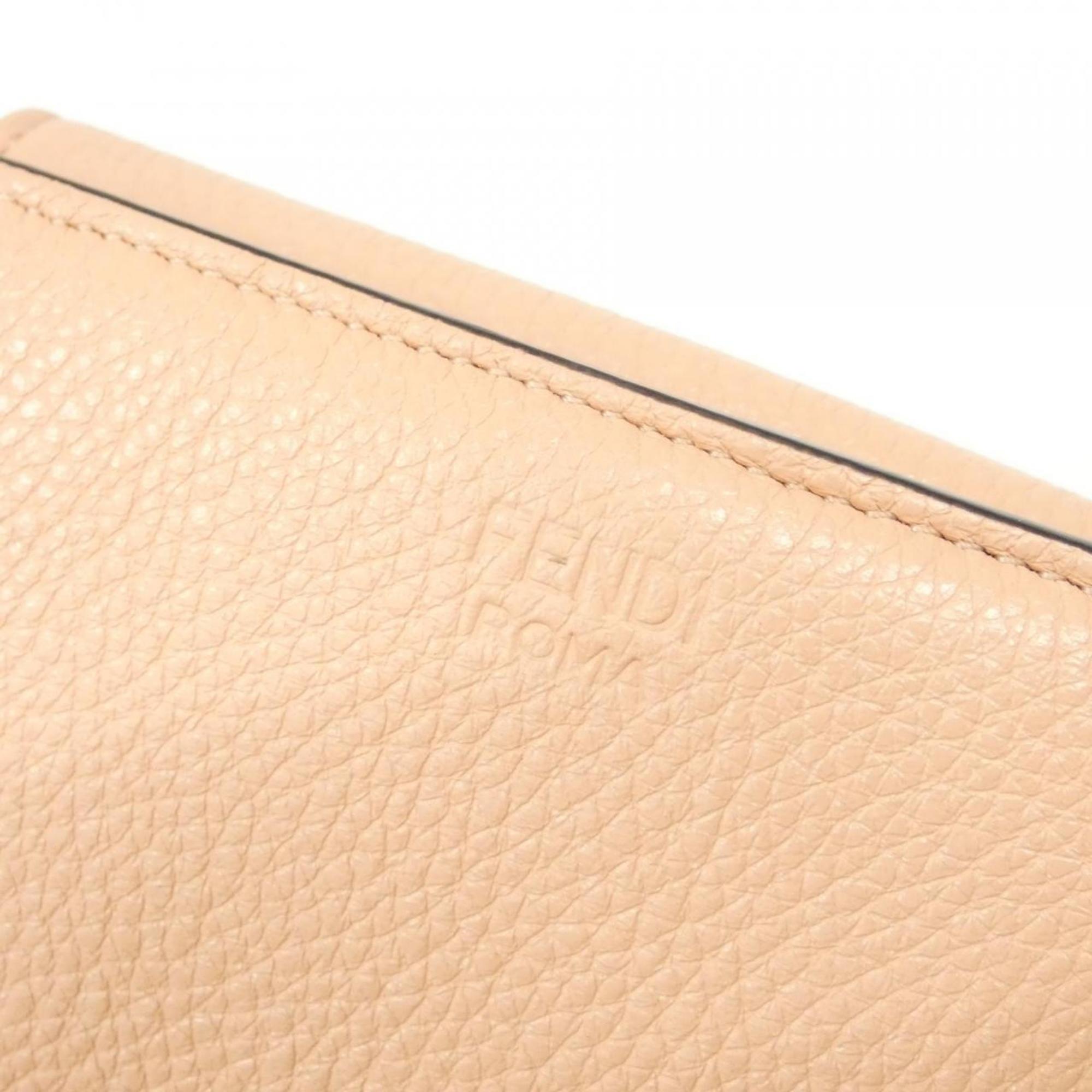Fendi Baby Pink Leather Wallet (Bi-Fold) (Pre-Owned)
