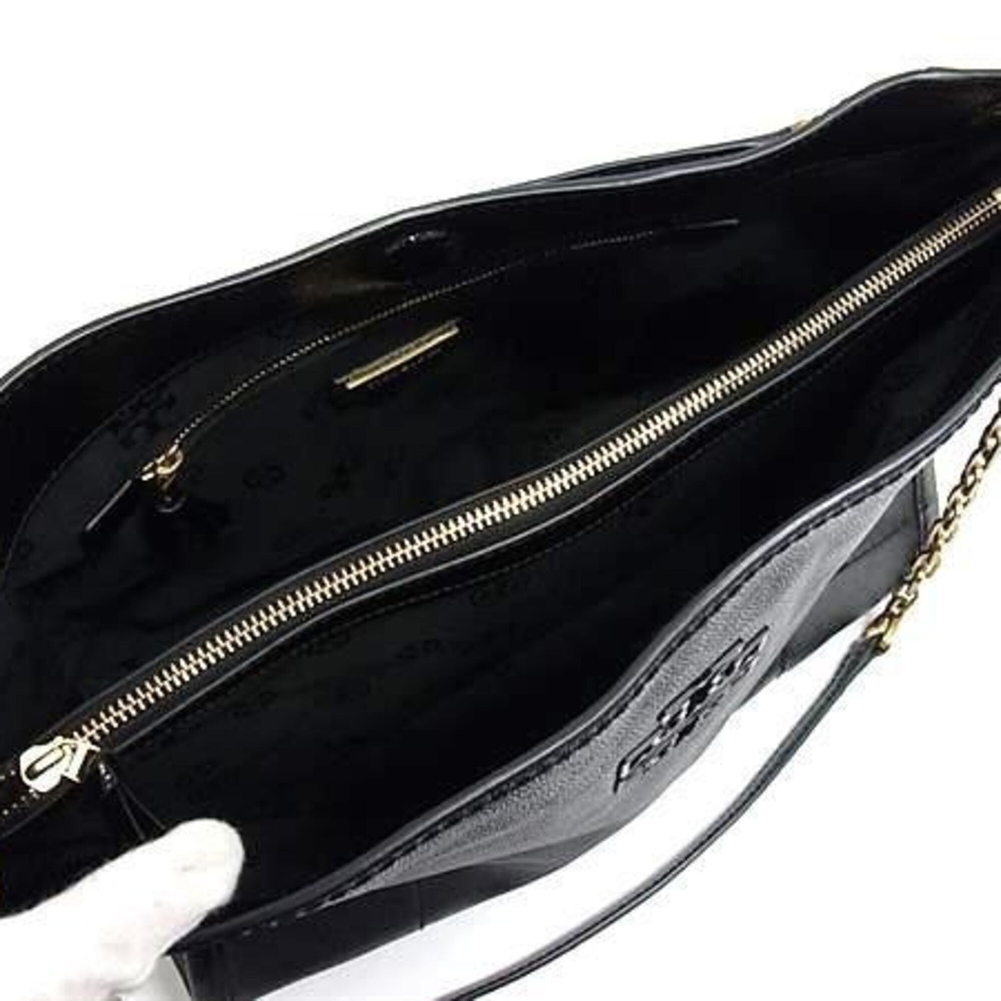 Tory Burch Black Pvc Tote Bag (Pre-Owned)