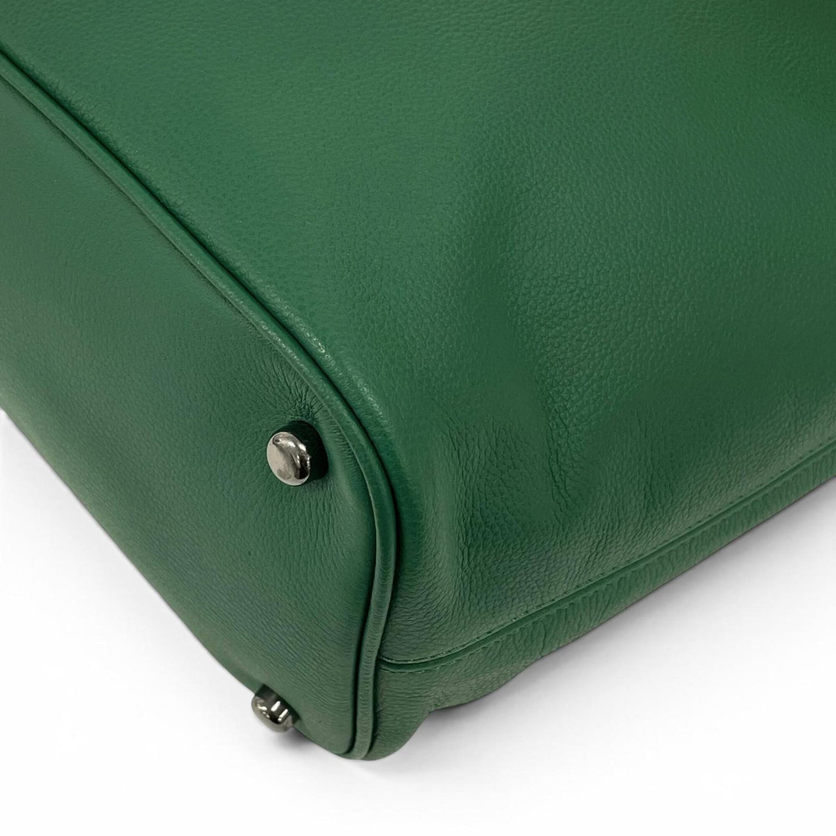 Coach Green Leather Tote Bag (Pre-Owned)