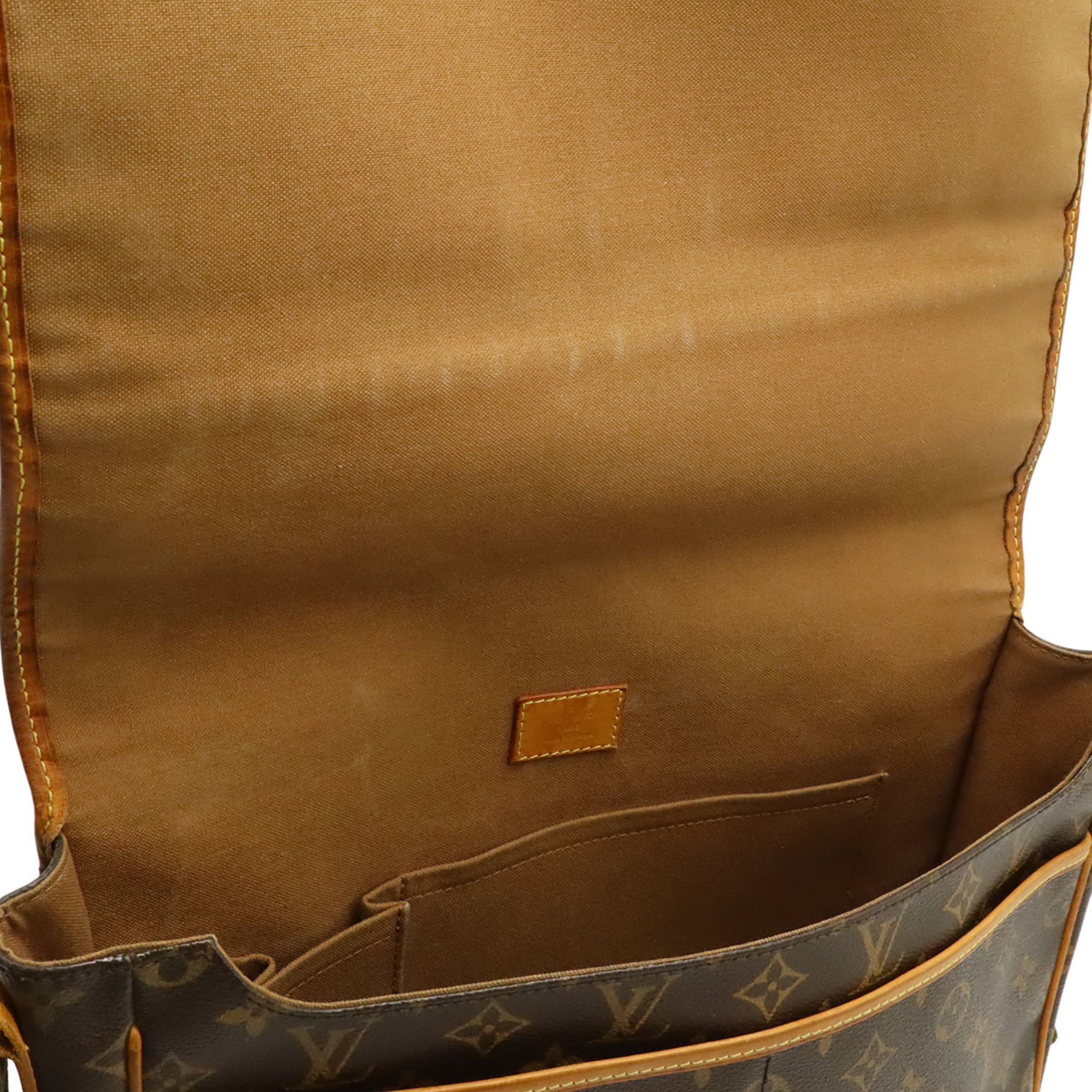 Louis Vuitton Brown Monogram Canvas Pvc Coated Canvas Handbag Shoulder Bag (Pre-Owned)