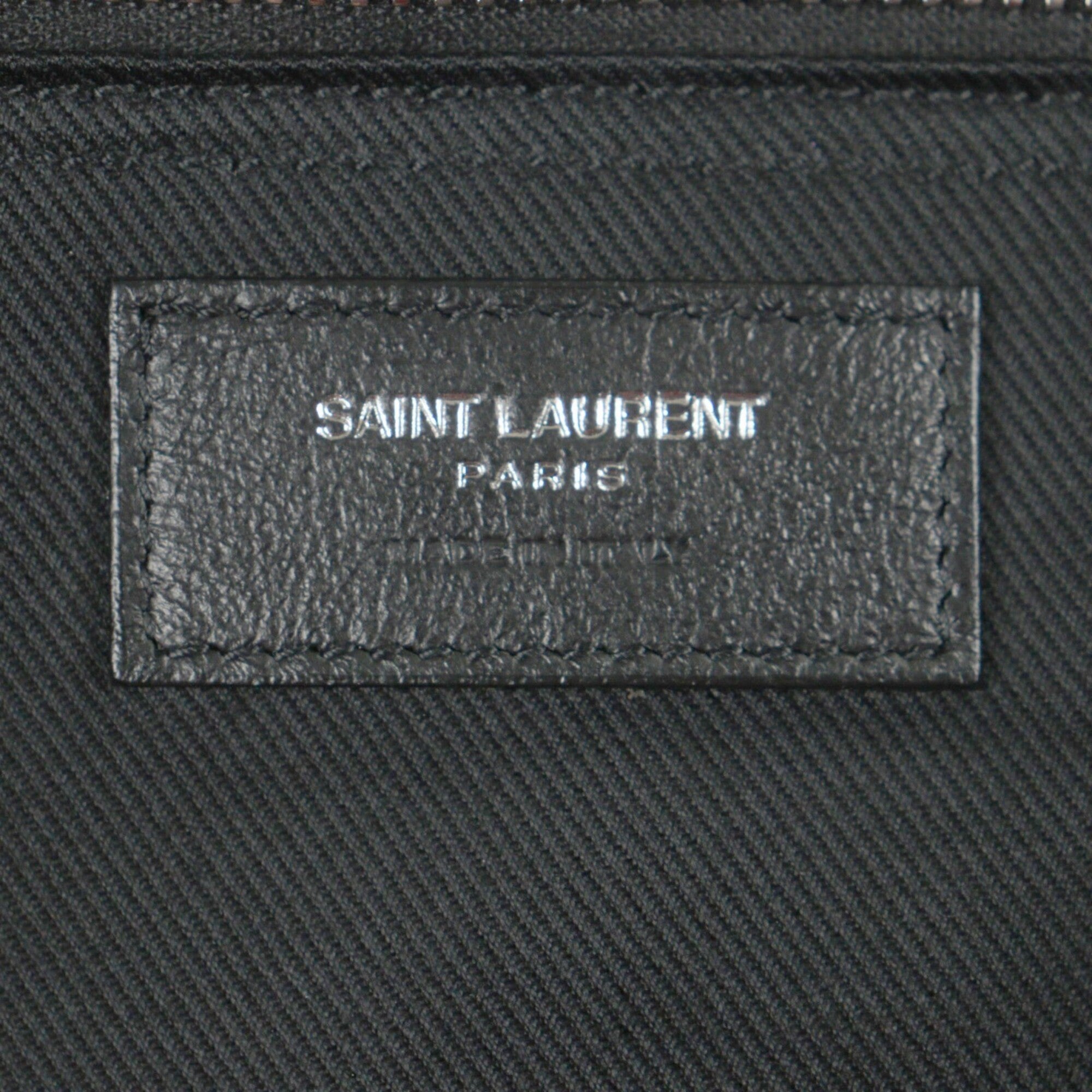 Saint Laurent Black Leather Tote Bag (Pre-Owned)