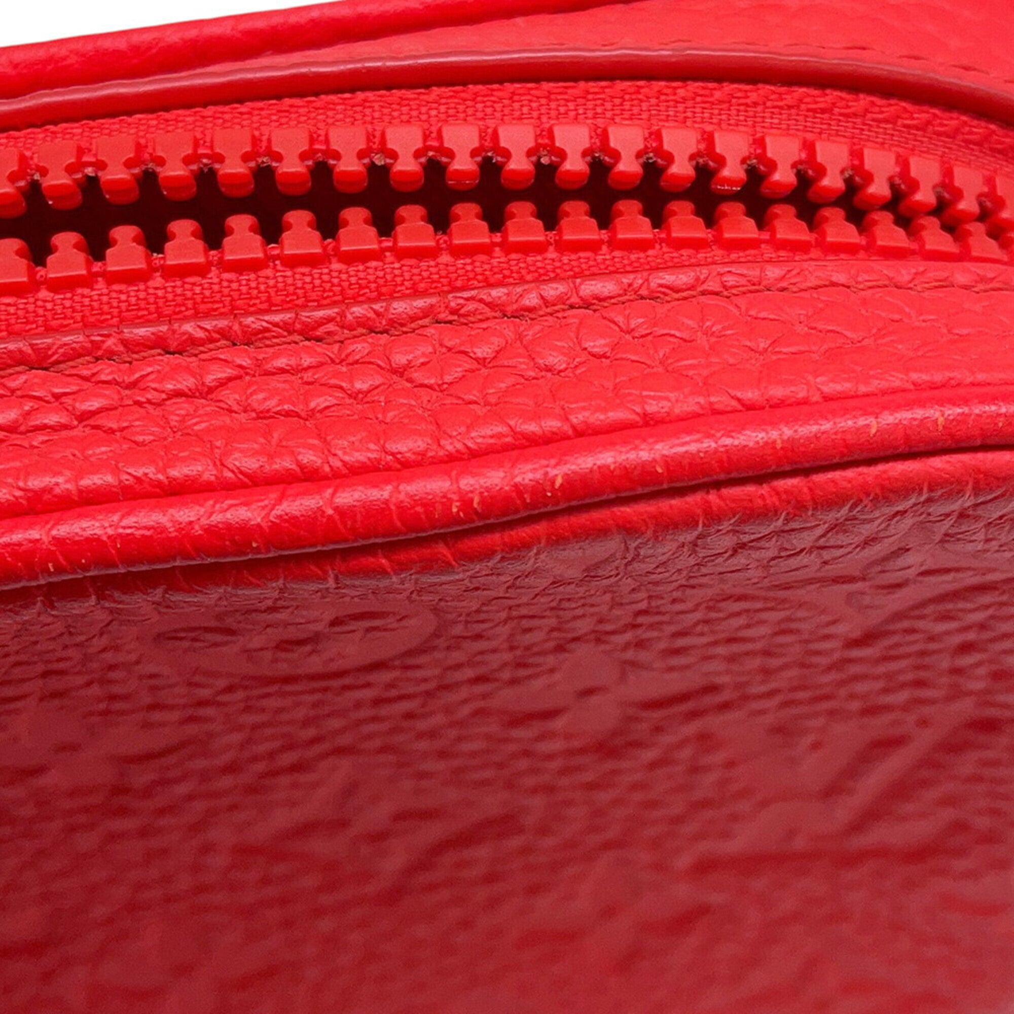 Louis Vuitton Monogram Red Color Monogram Handbag Pochette (Pre-Owned)