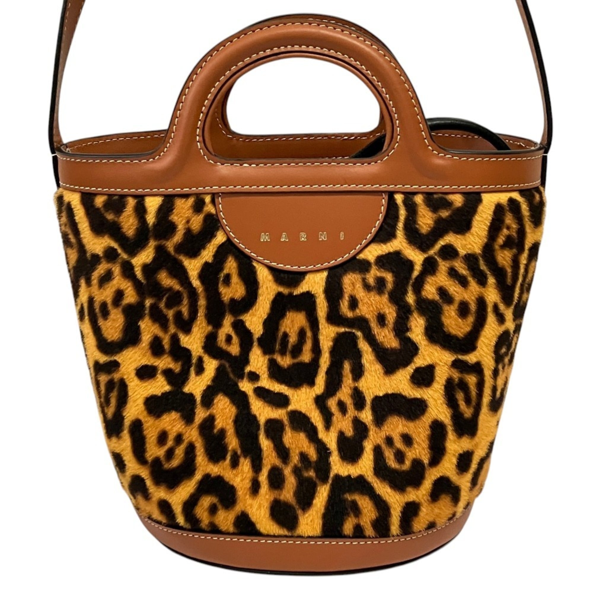 Marni Brown Handbag Shoulder Bag (Pre-Owned)