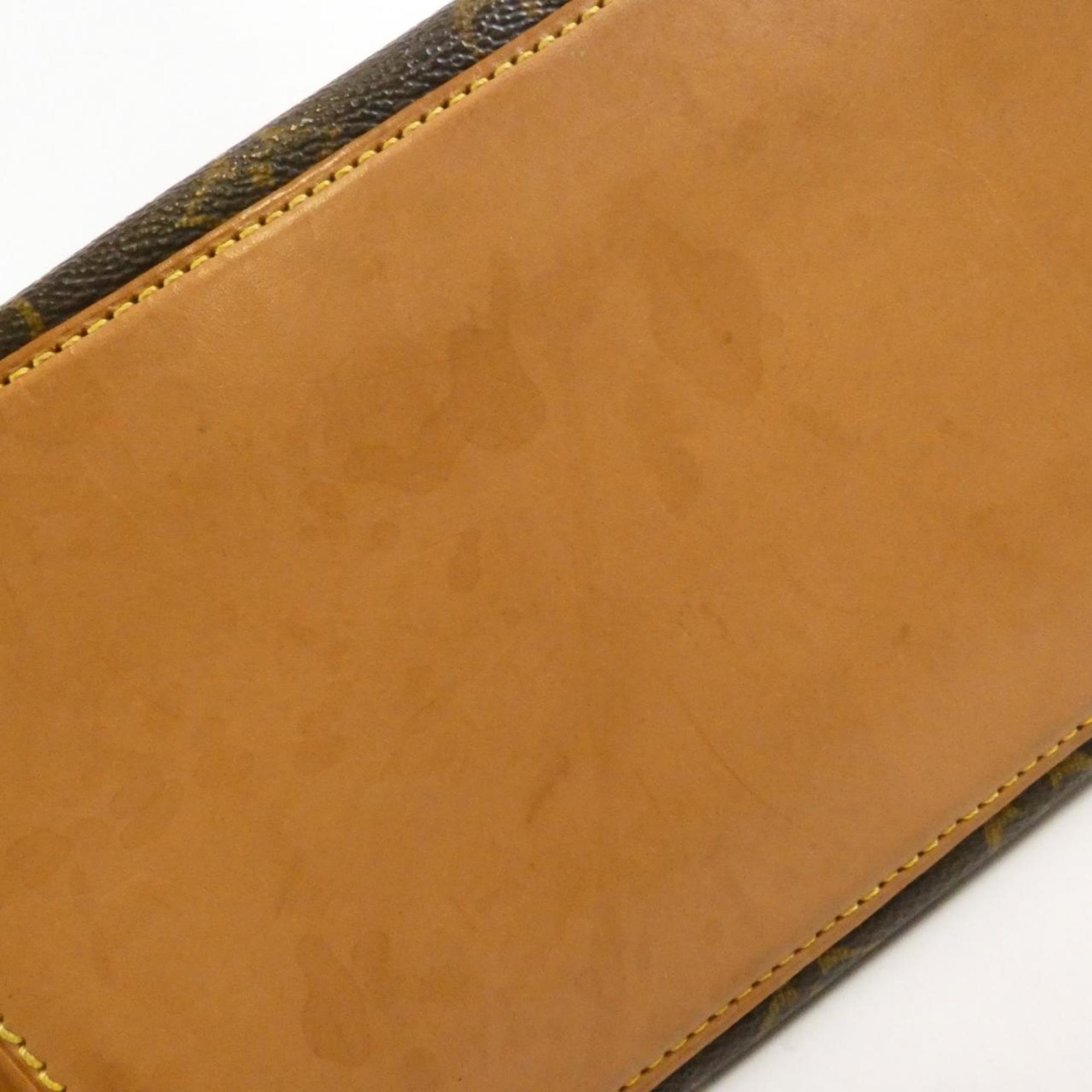 Louis Vuitton Brown Coated Canvas Handbag (Pre-Owned)
