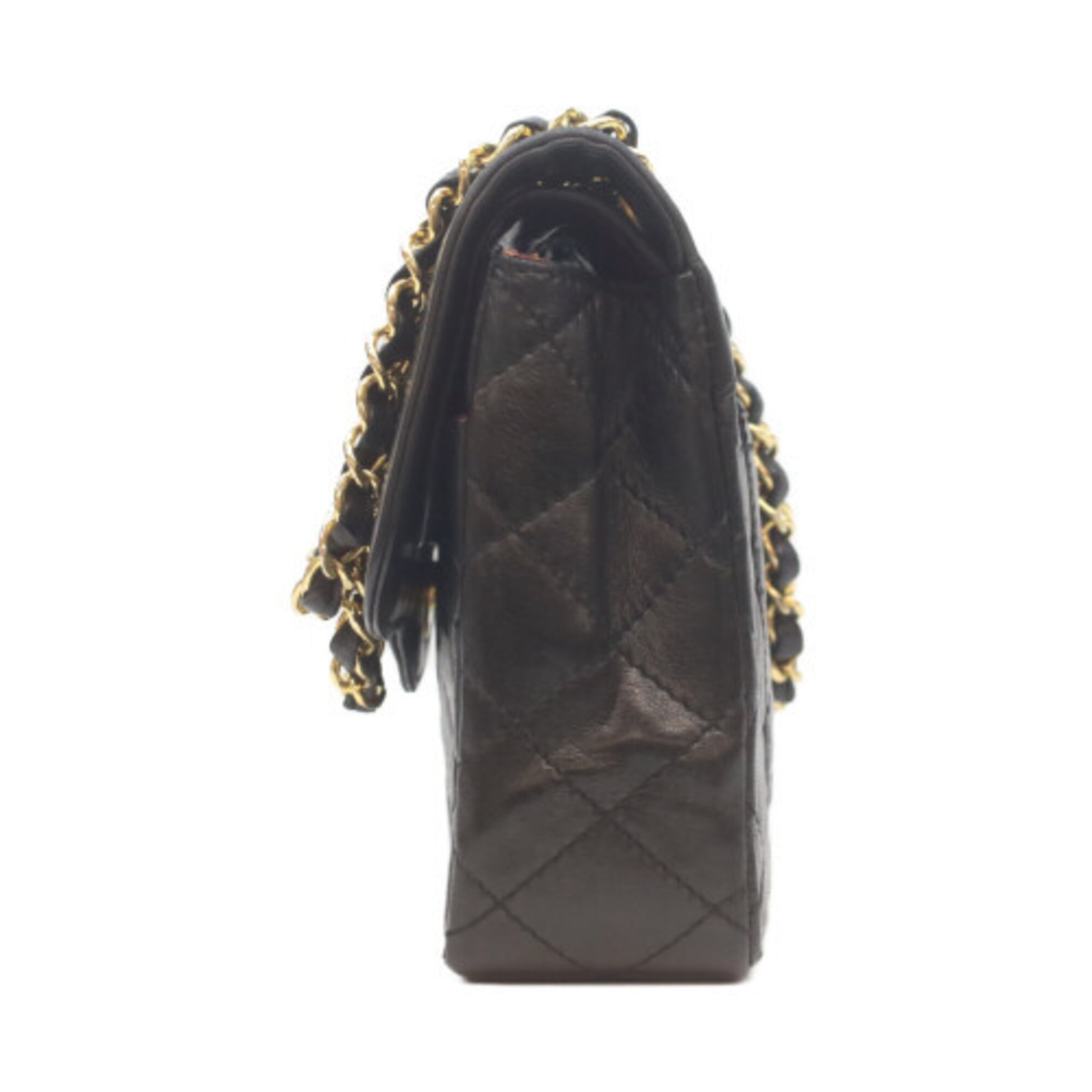 Chanel Black Leather Shoulder Bag (Pre-Owned)