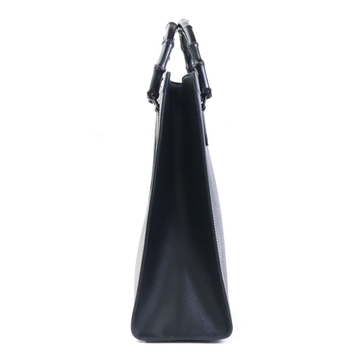 Gucci Black Leather Handbag Shoulder Bag (Pre-Owned)