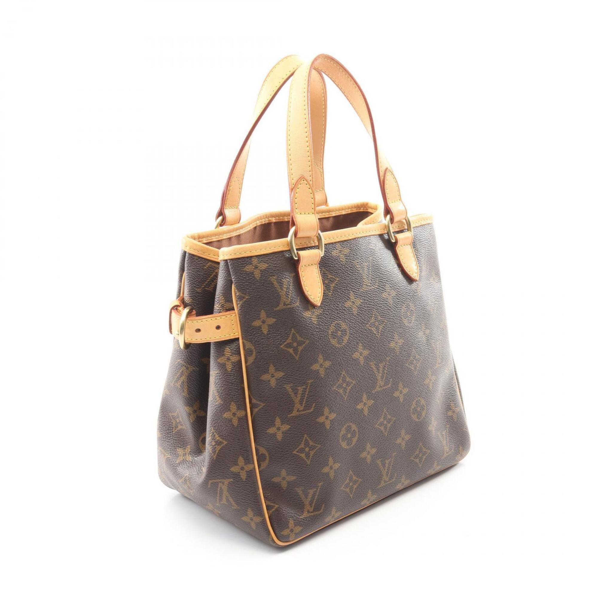 Louis Vuitton Brown Monogram Coated Canvas Leather Handbag (Pre-Owned)