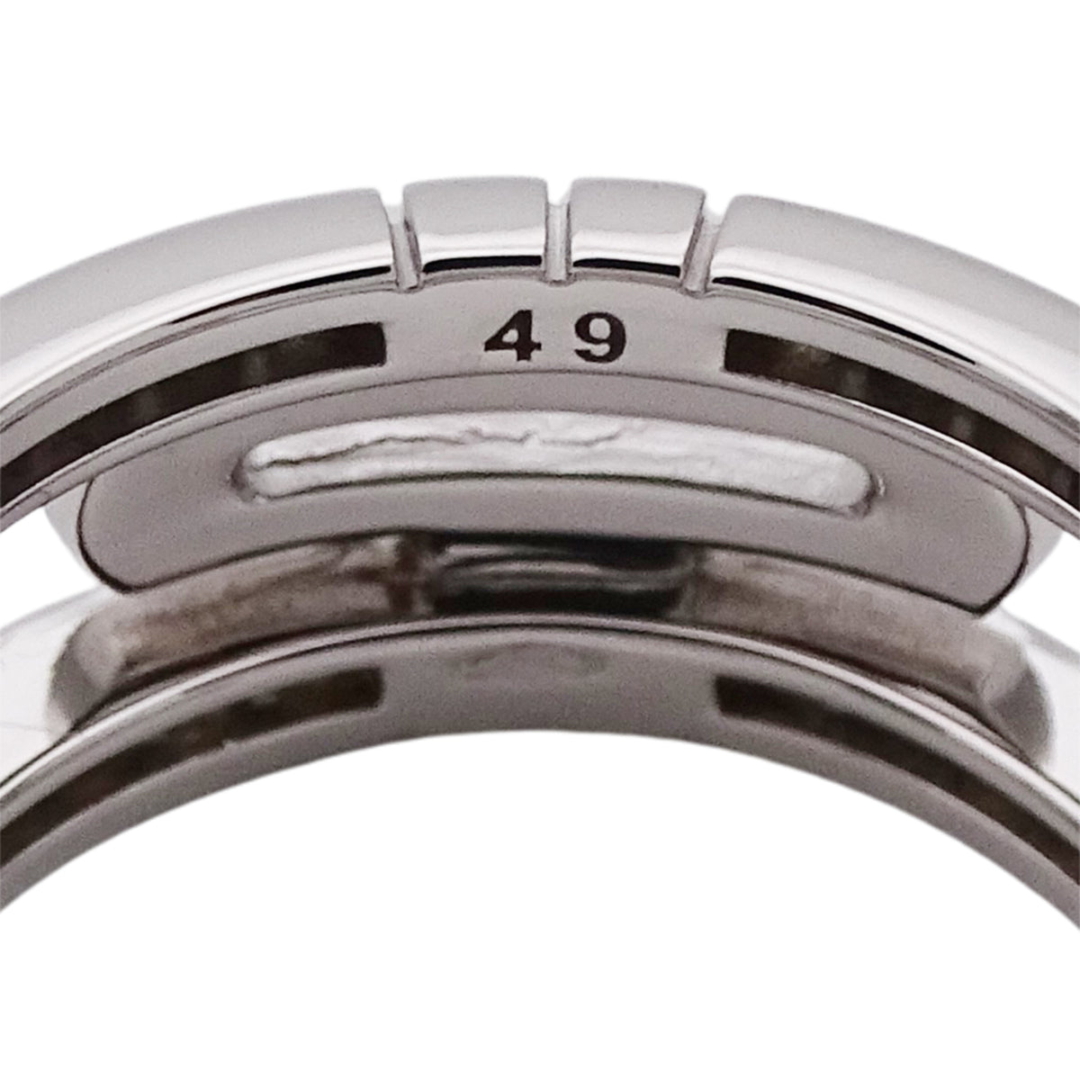 Bvlgari White Gold White Gold (18K) Band Ring (Pre-Owned)