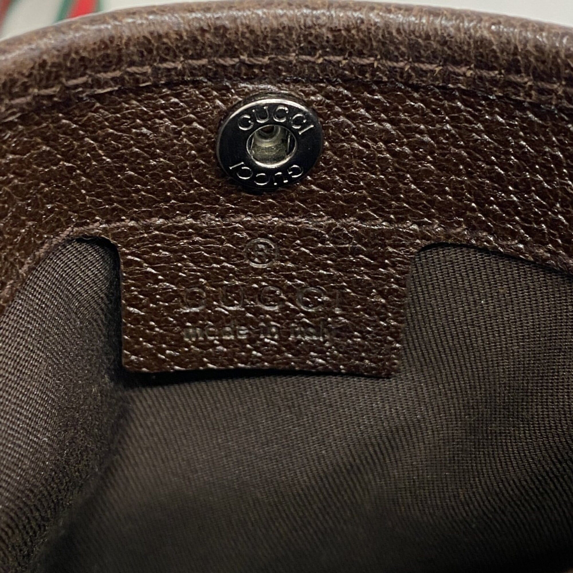 Gucci Brown Canvas Shoulder Bag (Pre-Owned)