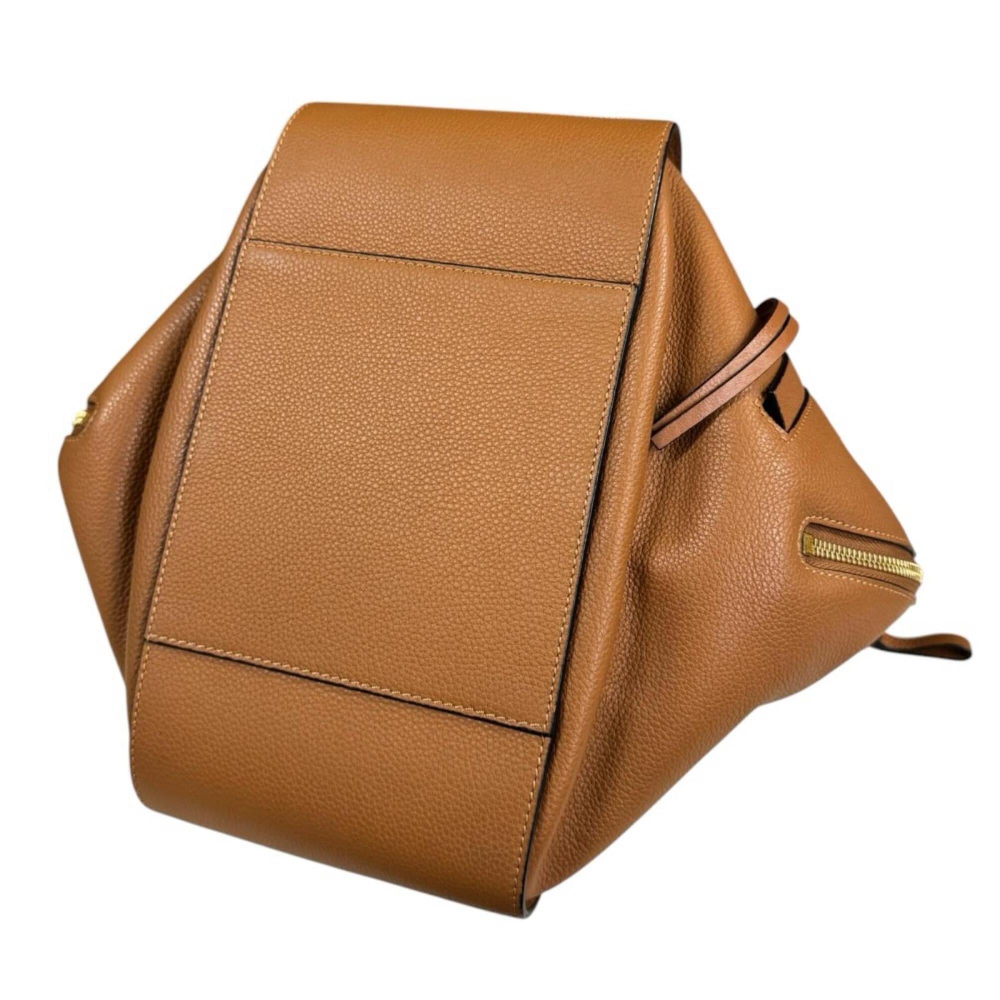 Loewe Hammock Brown Leather Shoulder Bag (Pre-Owned)