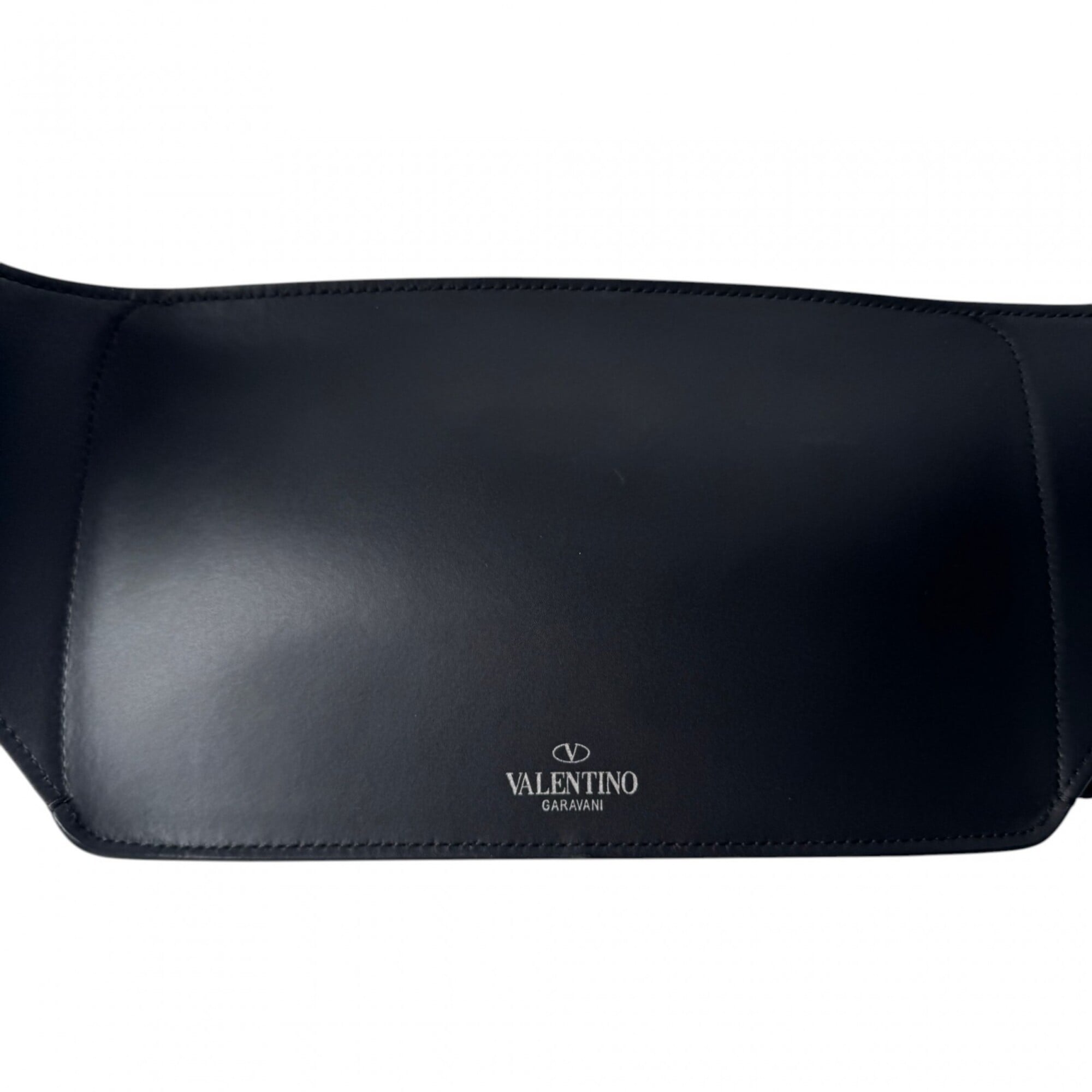 Valentino Garavani Black Leather Sling Bag (Pre-Owned)