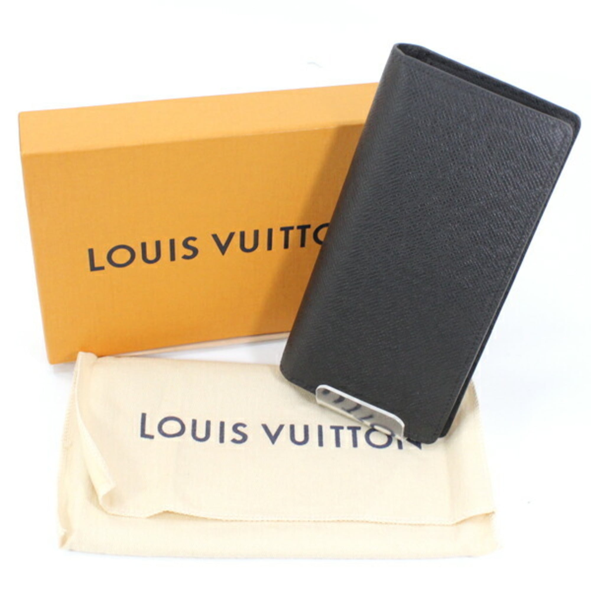 Louis Vuitton Ardoise Taiga Leather Wallet (Bi-Fold) (Pre-Owned)