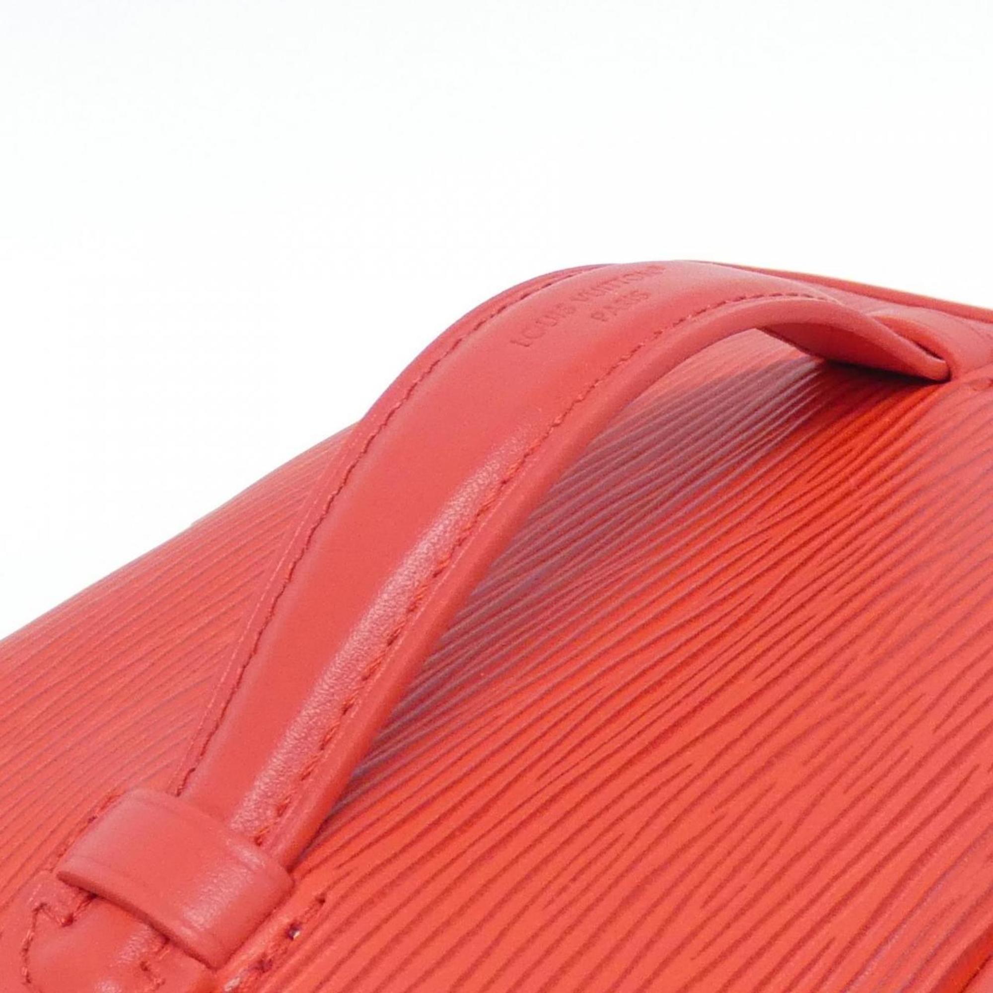Louis Vuitton Red Color Leather Handbag (Pre-Owned)