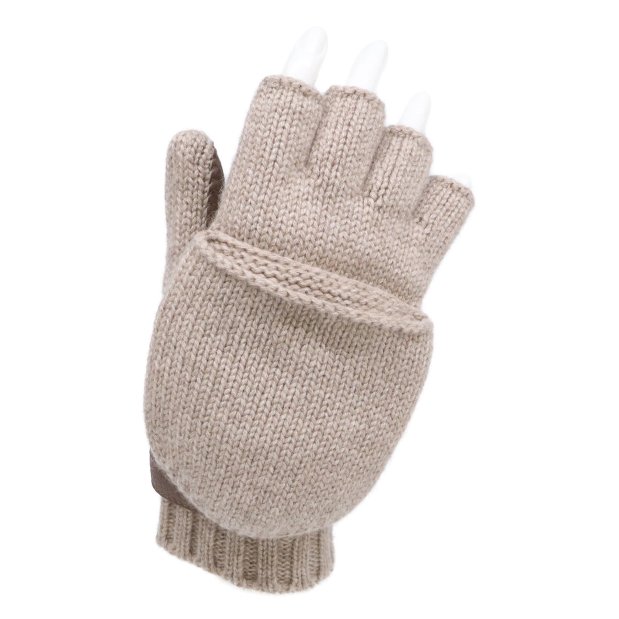 Hermes Beige Cashmere Mittens (Pre-Owned)