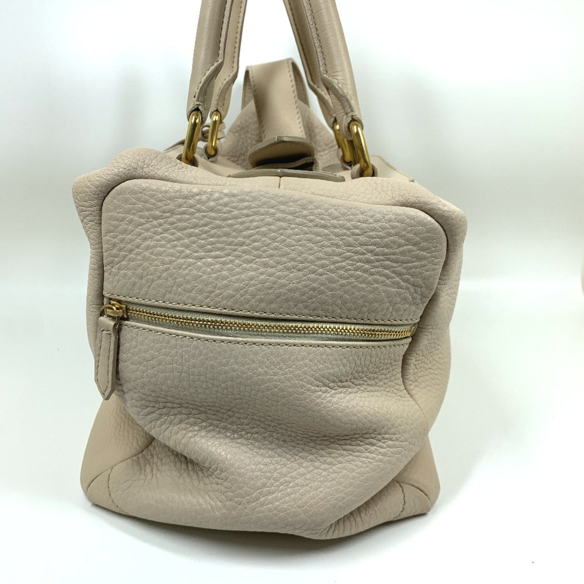 Celine Beige Leather Handbag (Pre-Owned)