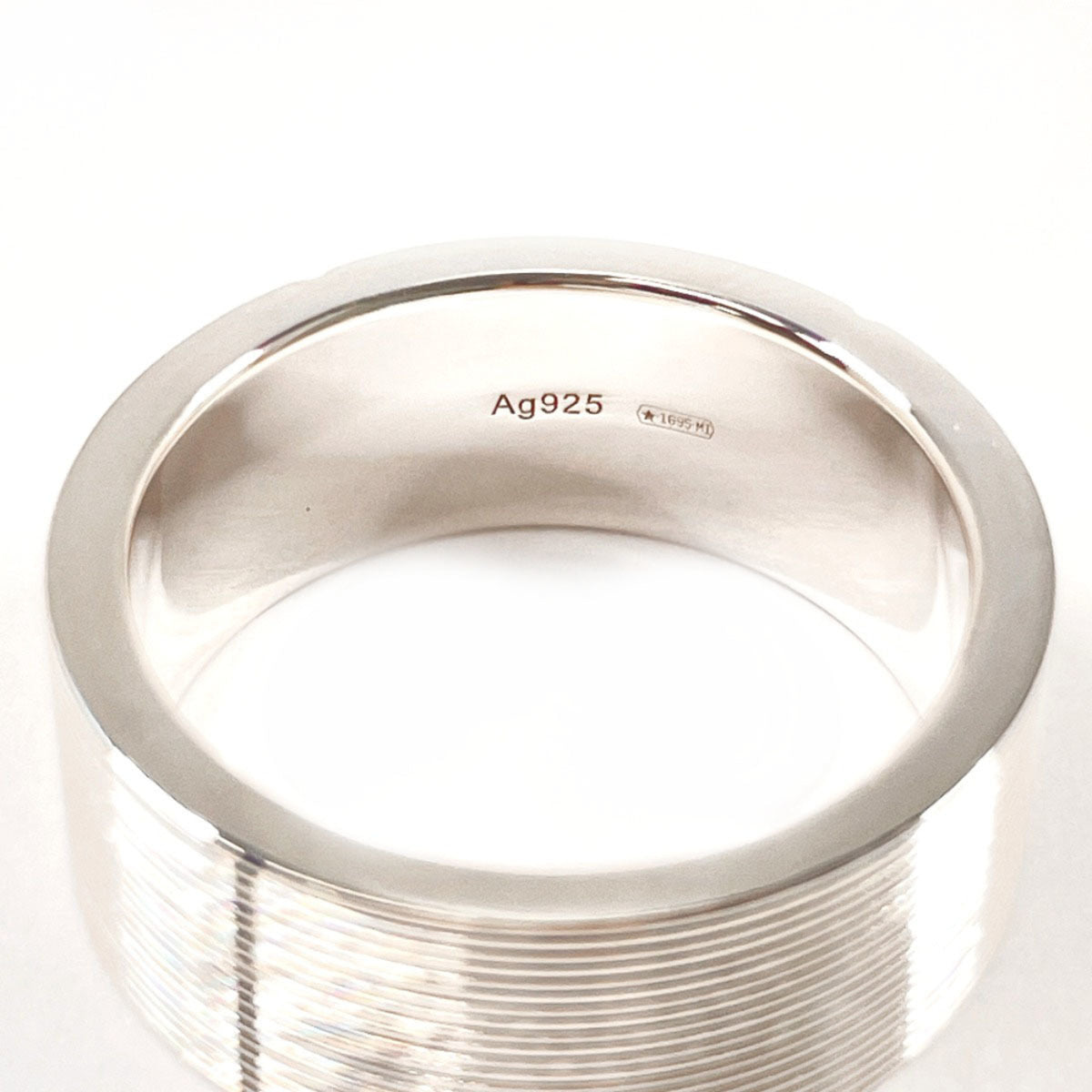 Gucci Silver Silver 925 Band Ring (Pre-Owned)
