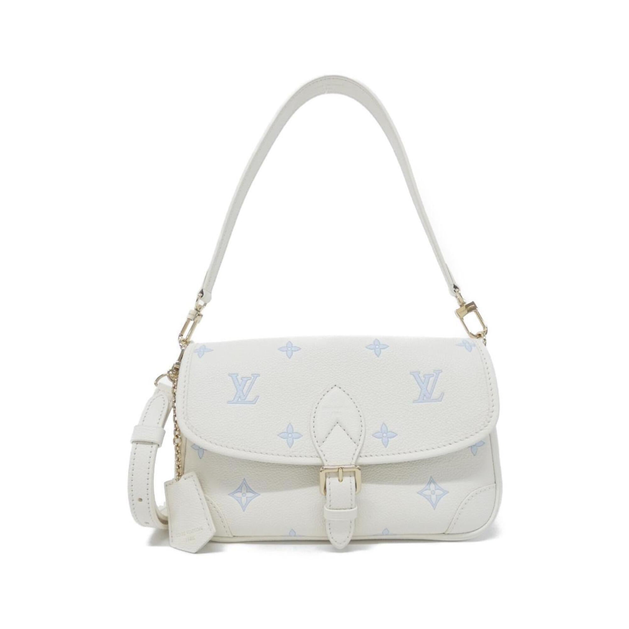 Louis Vuitton White Leather Shoulder Bag (Pre-Owned)