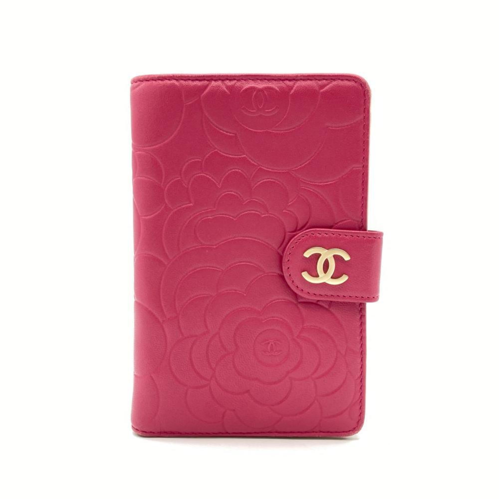 Chanel Black Pink Wallet (Bi-Fold) (Pre-Owned)