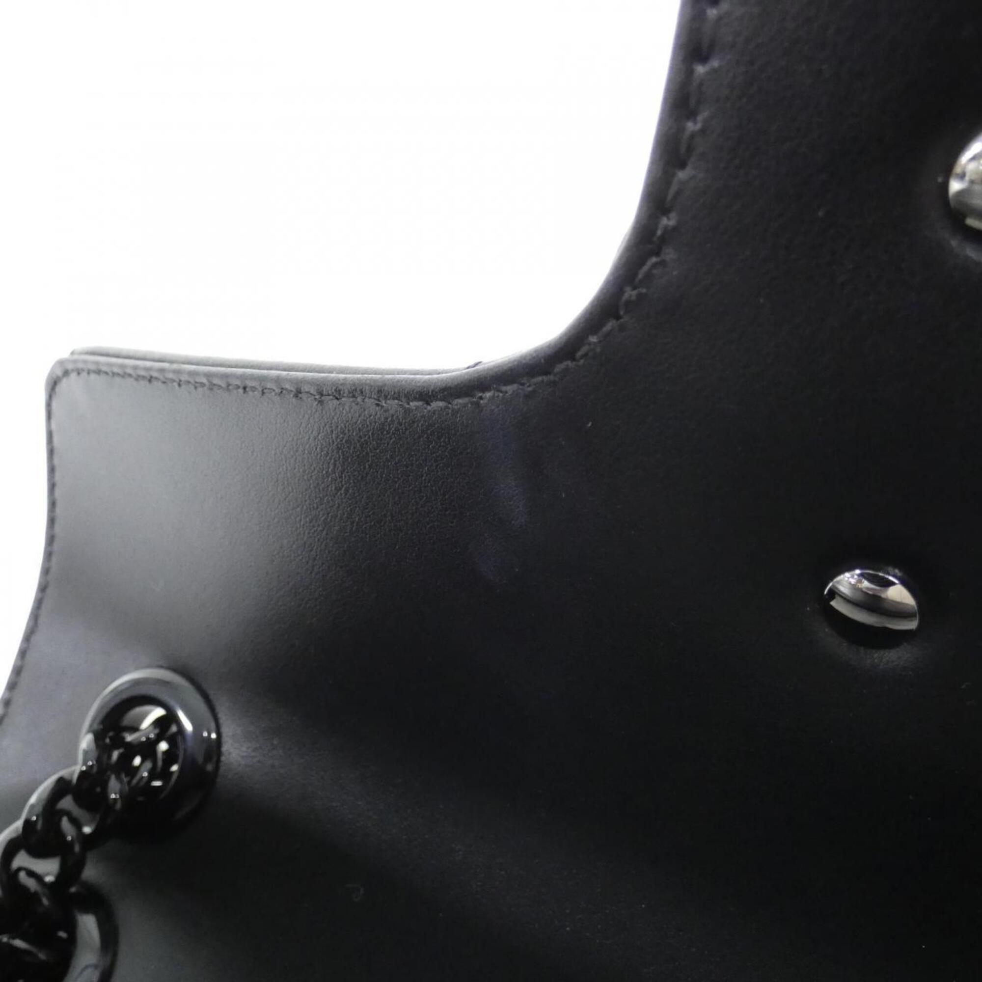 Gucci Black Leather Shoulder Bag (Pre-Owned)