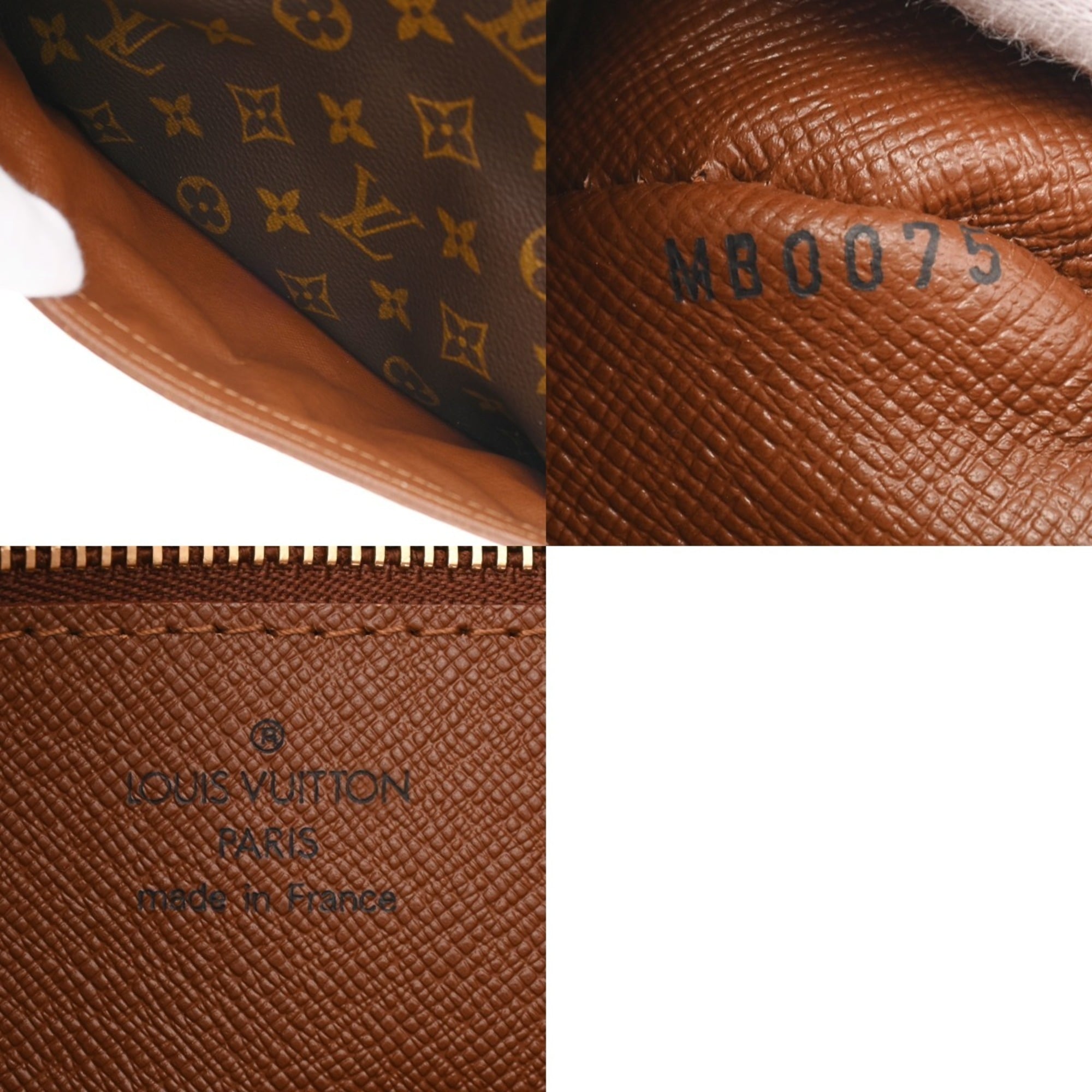 Louis Vuitton Brown Monogram Canvas Shoulder Bag (Pre-Owned)