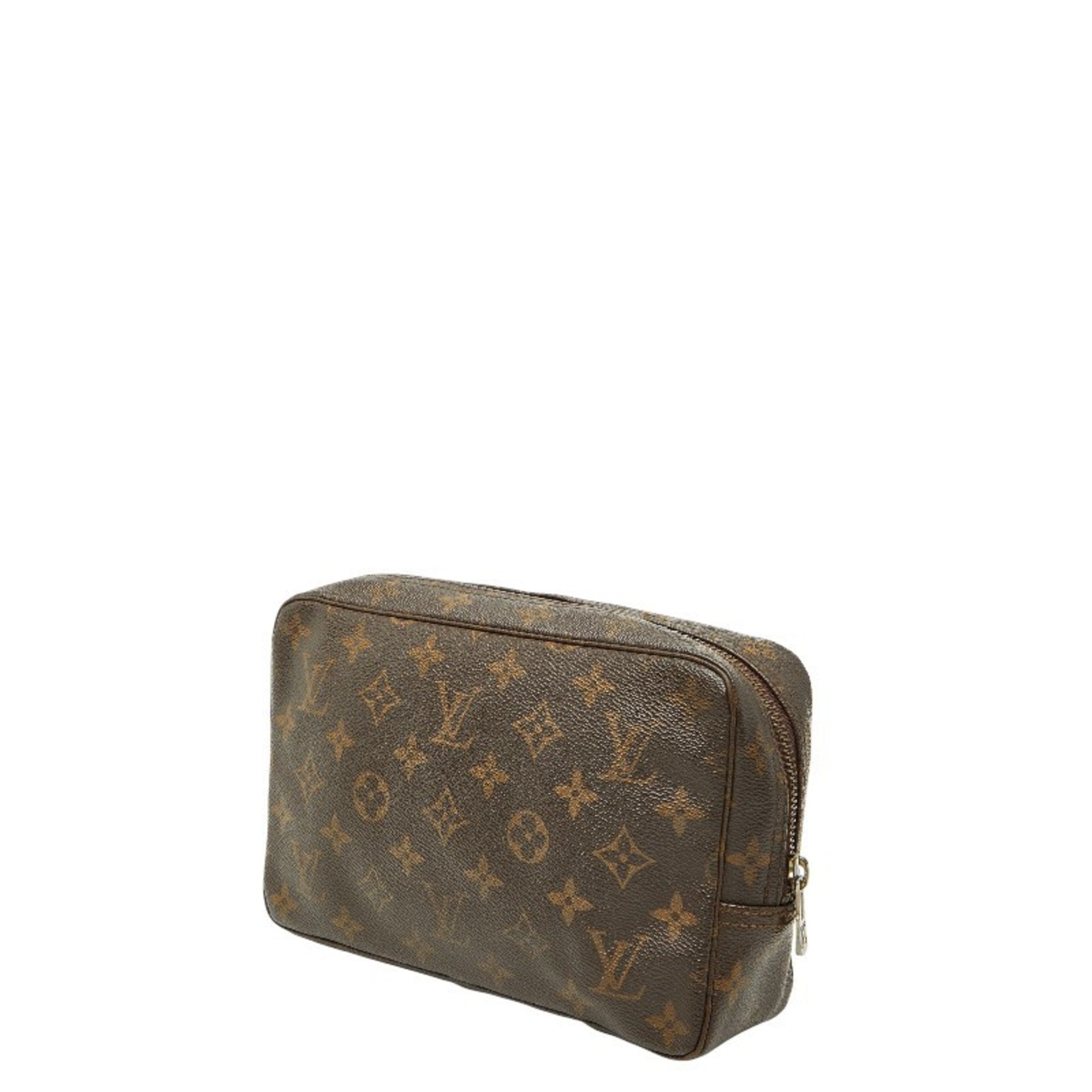 Louis Vuitton Monogram Brown Pvc Leather Pouch (Pre-Owned)