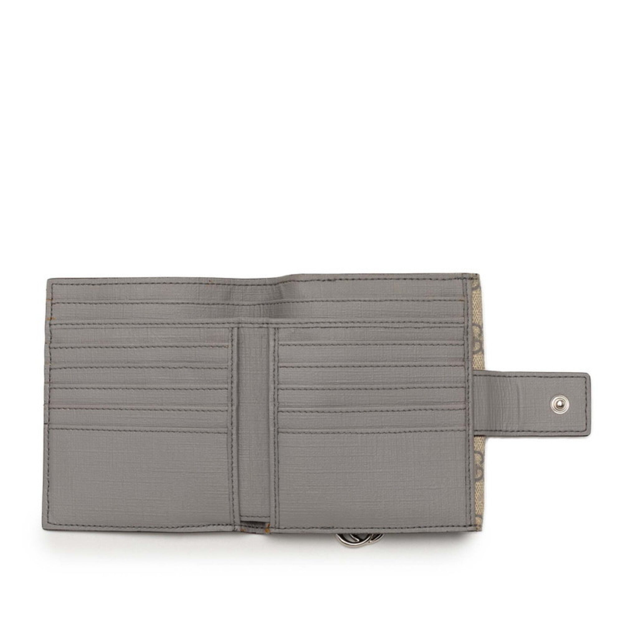 Gucci Beige Pvc Wallet (Bi-Fold) (Pre-Owned)