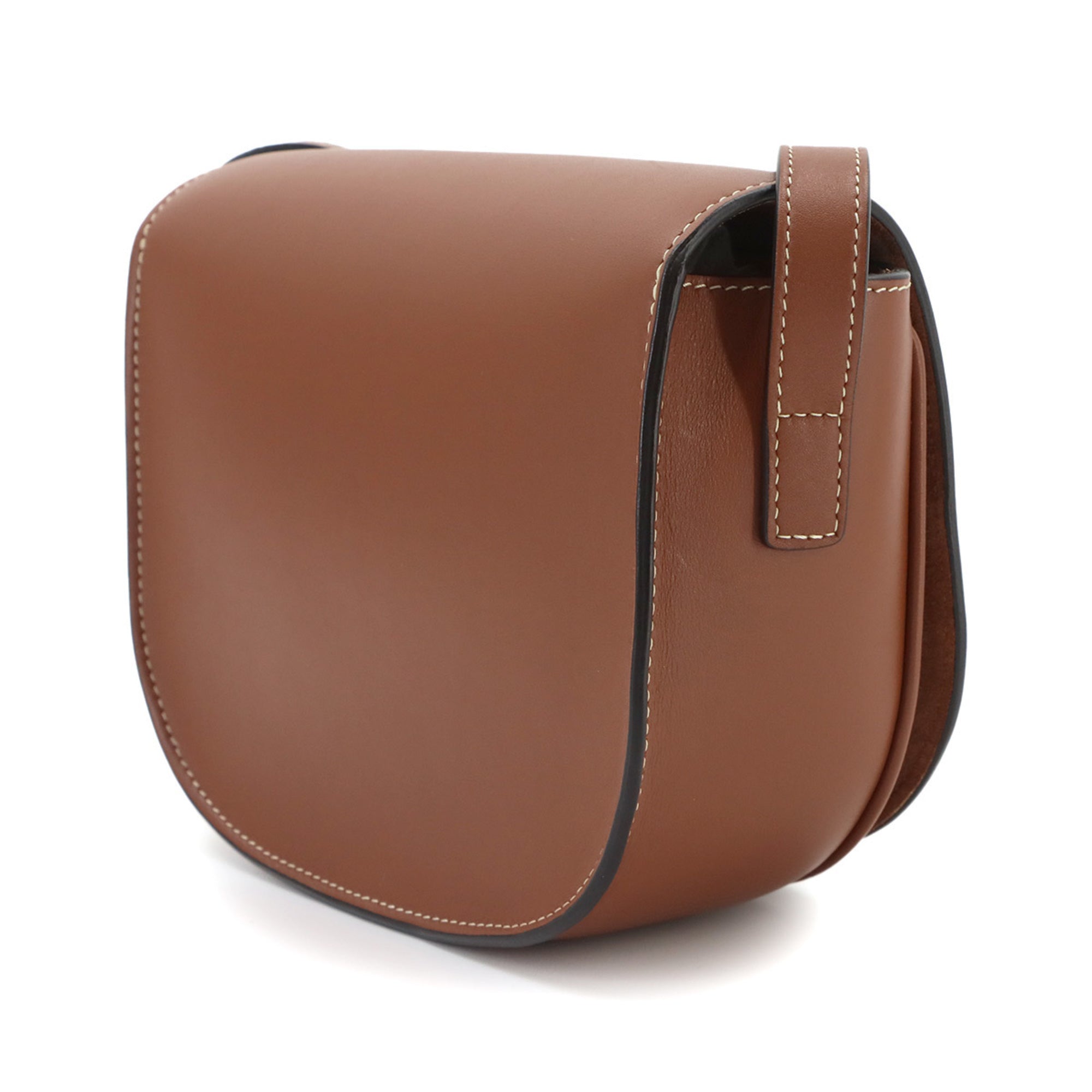 Celine Brown Leather Shoulder Bag (Pre-Owned)