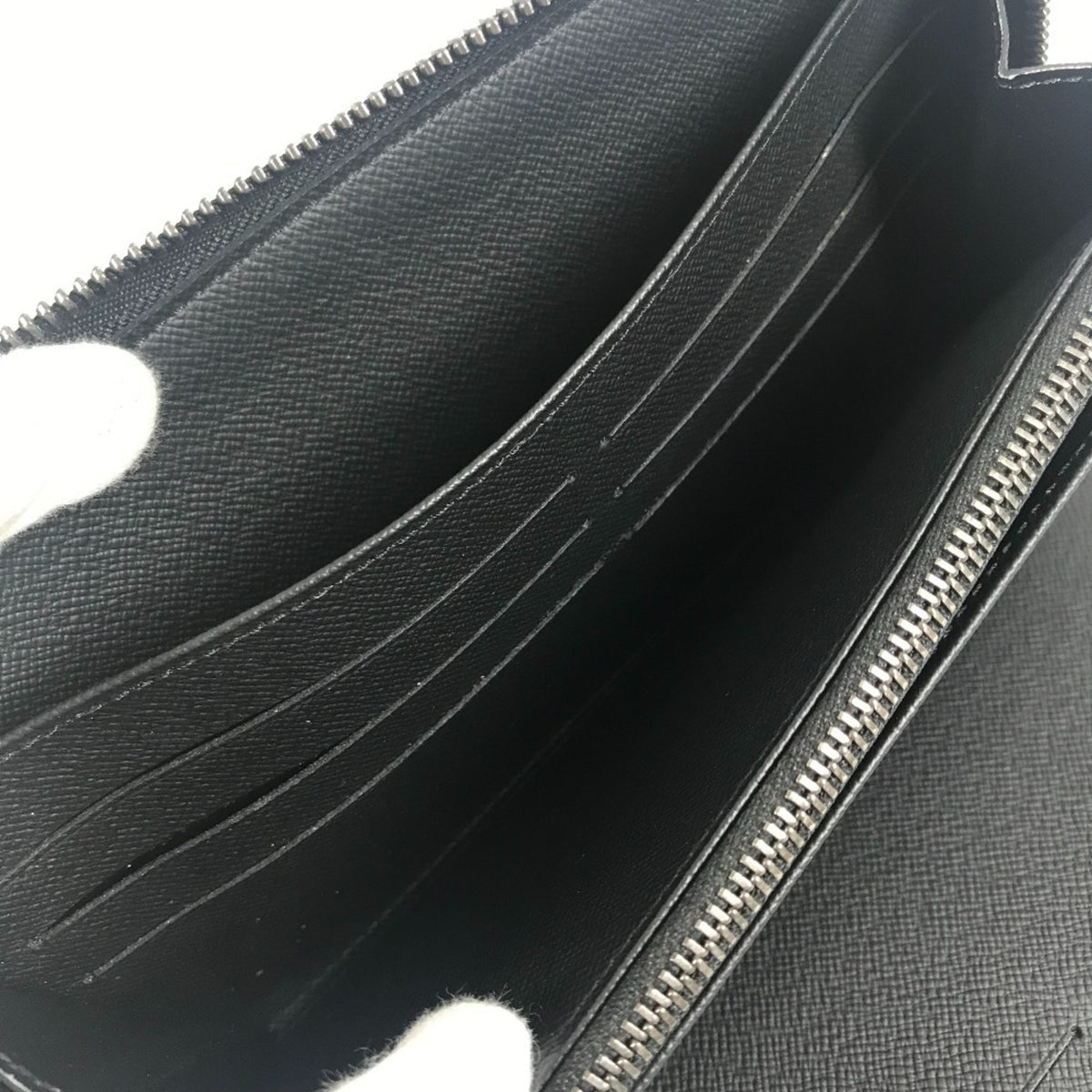Louis Vuitton Monogram Eclipse Black Monogram Eclipse Long Wallet (Bi-Fold) (Pre-Owned)