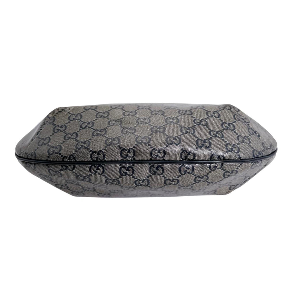 Gucci Black Red Color White Gg Crystal Shoulder Bag (Pre-Owned)