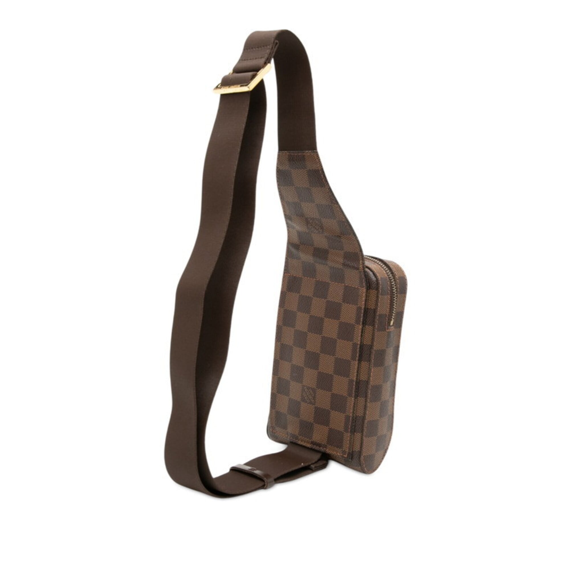 Louis Vuitton Damier Brown Pvc Leather Shoulder Bag Sling Bag (Pre-Owned)