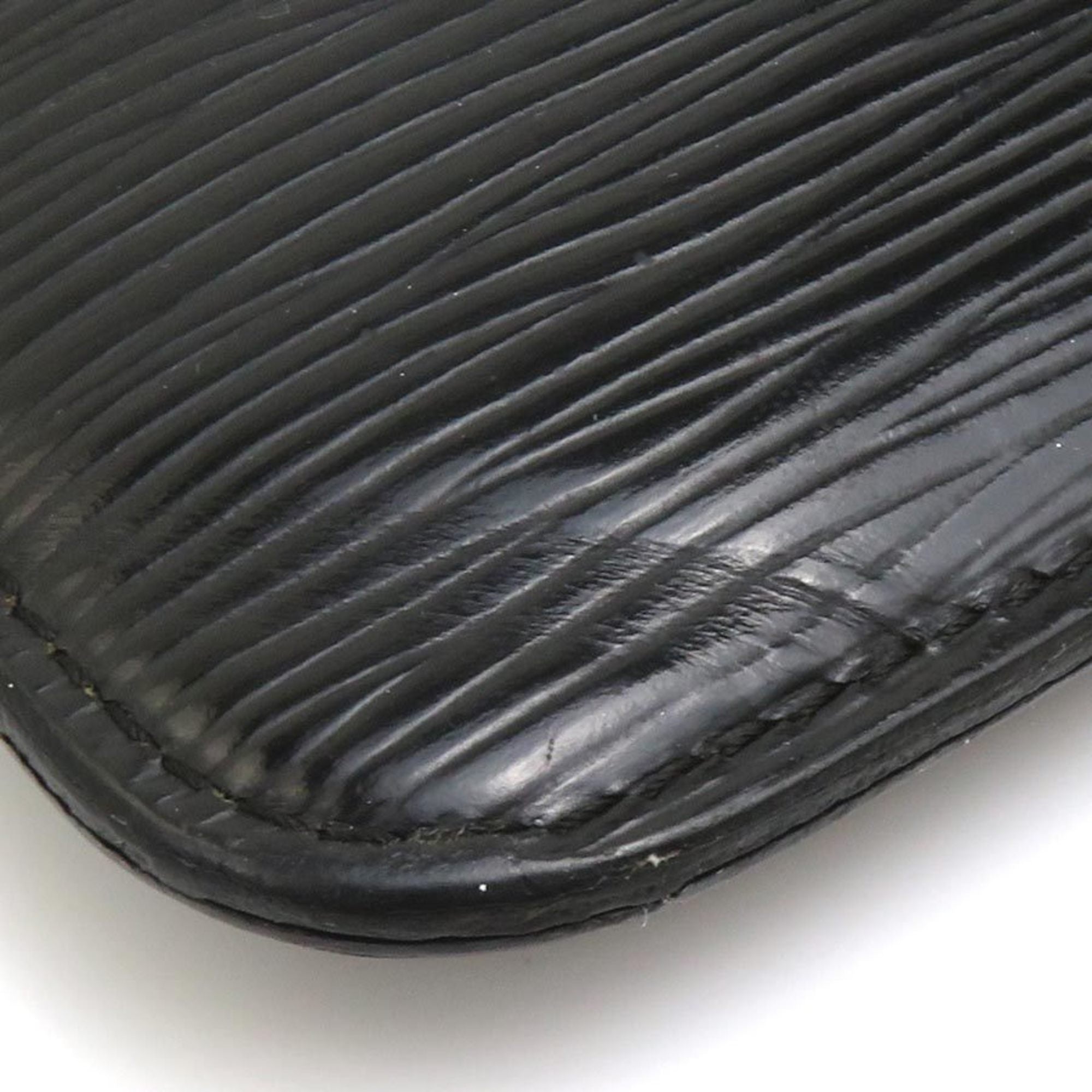 Louis Vuitton Epi Black Epi Leather Coin Purse/Coin Case (Pre-Owned)
