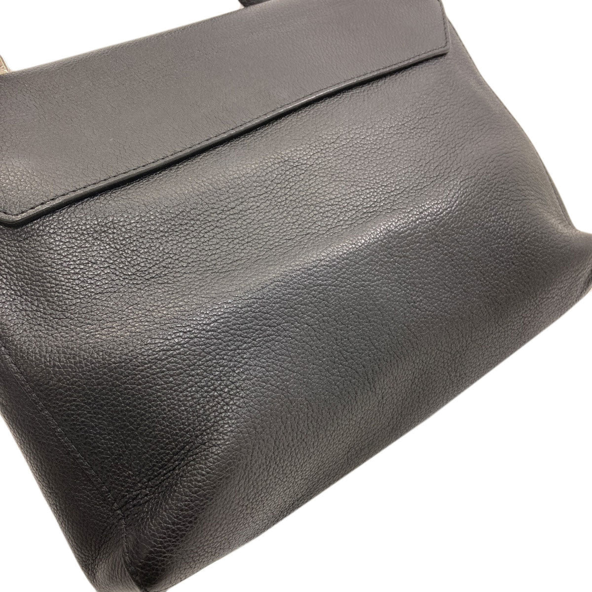 Louis Vuitton Black Leather Handbag (Pre-Owned)