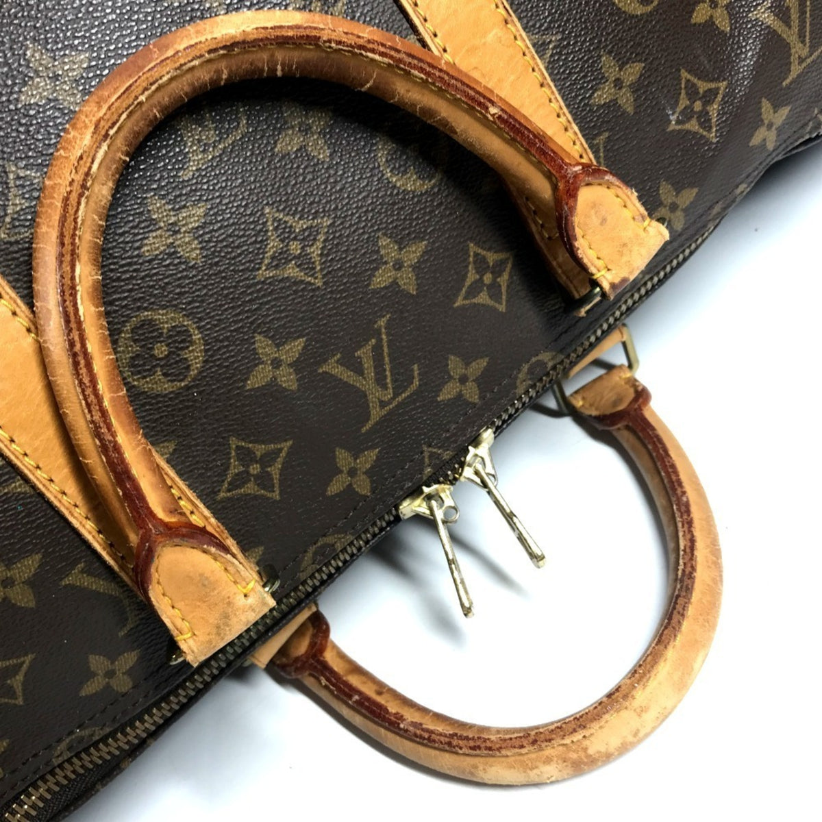 Louis Vuitton Brown Monogram Monogram Boston Bag Handbag (Pre-Owned)