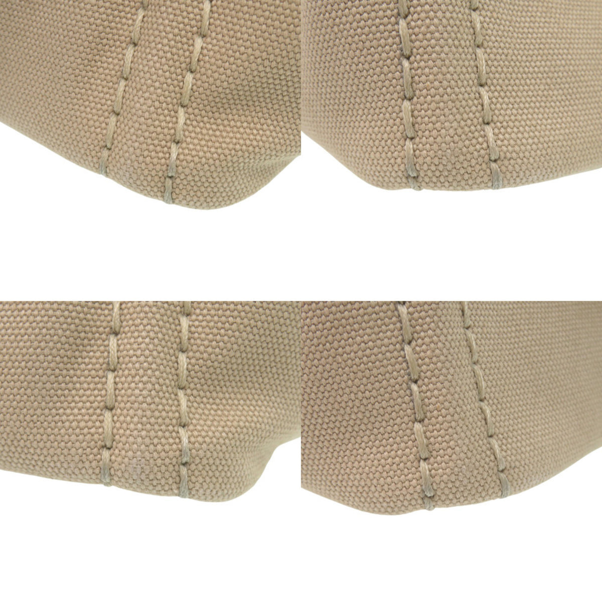 Prada Beige Canvas Tote Bag (Pre-Owned)