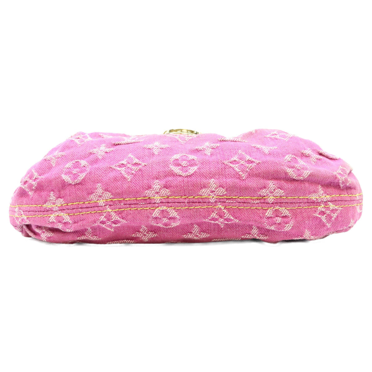Louis Vuitton Pink Monogram Denim Shoulder Bag (Pre-Owned)